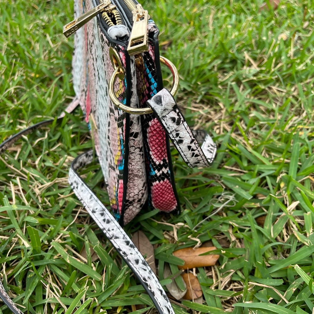 Aldo Python Multicolor Textured Crossbody - image 4